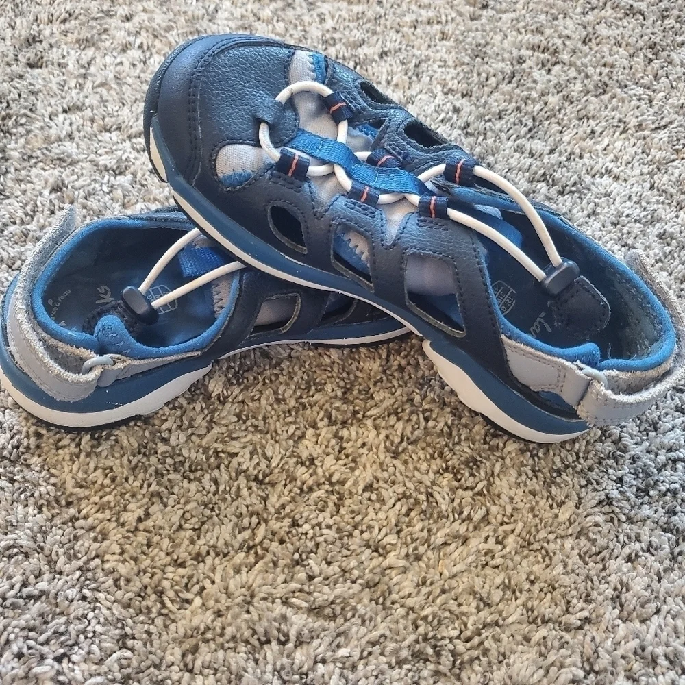 Clarks 13 WPrivo Lt. Blue Sport Sandals‎ Trail Hiking Water Shoes kids.